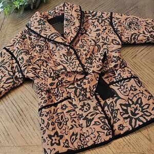 Bagatelle quilted and belted jacket